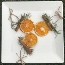 Load image into Gallery viewer, Dried Orange + Cinnamon + Pine Ornament | Handmade Christmas Ornament | Boho