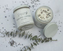 Load image into Gallery viewer, Eucalyptus and Lavender Soy Candle 8 oz | Scented Soy Candle, Handmade Candle, 100% Soy Wax, Natural Soy Candle Aromatherapy