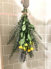 Load image into Gallery viewer, Eucalyptus + Lavender + Roses Shower Bunch| Eucalyptus Bouquet | Aromatherapy, Tablescape