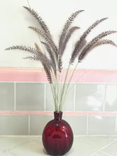 Load image into Gallery viewer, DRIED Purple Fountain Grass | Ornamental Grass Floral Arrangement | Boho Decor Centerpiece, Tablescape