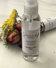 Load image into Gallery viewer, Pine Needle + Rose Spritzer & Shower Mist Spray | Shower Spritz, Pine Needle and Rose shower mist, Aromatherapy