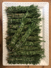 Load image into Gallery viewer, Dried Hand Made Rosemary Smudge Wand | New Moon, Incense, Cleansing, Ritual 6 - 8 inch