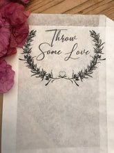 Load image into Gallery viewer, Throw Some Love Confetti Large Bags | Confetti Favor - Wedding Confetti Favors - Confetti Toss for your Wedding Send Off - One Dozen