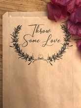 Load image into Gallery viewer, Throw Some Love Confetti Large Bags | Confetti Favor - Wedding Confetti Favors - Confetti Toss for your Wedding Send Off - One Dozen