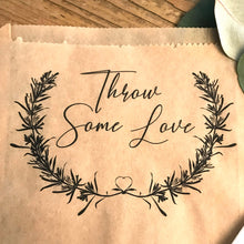 Load image into Gallery viewer, Throw Some Love Confetti Large Bags | Confetti Favor - Wedding Confetti Favors - Confetti Toss for your Wedding Send Off - One Dozen