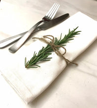 Load image into Gallery viewer, Fresh Rosemary Sprigs | Rosemary Bunch Six 5" - 6" , Tablescape, Placesetting
