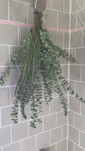 Load and play video in Gallery viewer, Eucalyptus + Lavender Shower Bunch| Eucalyptus Bouquet | Aromatherapy, Tablescape
