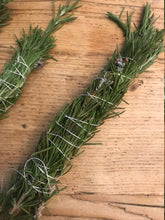 Load image into Gallery viewer, Freshly Hand Made Rosemary Smudge 6 - 8 inch | Rosemary Bunch Six 5&quot; - 6&quot;
