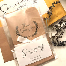 Load image into Gallery viewer, Throw Some Love Confetti Small Bags | Confetti Favor - Wedding Confetti Favors - Confetti Toss for your Wedding Send Off - One Dozen
