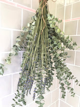 Load image into Gallery viewer, Eucalyptus + Lavender Shower Bunch| Eucalyptus Bouquet | Aromatherapy, Tablescape
